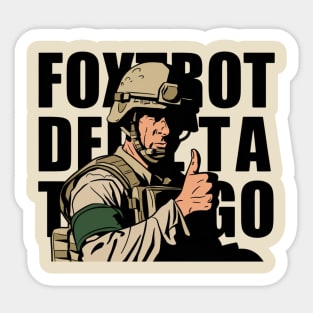 Foxtrot-Delta-Tango Sticker